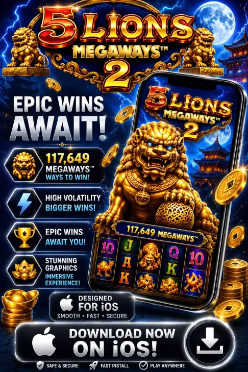 Download 5 Lions Megaways 2 EN IOS 1