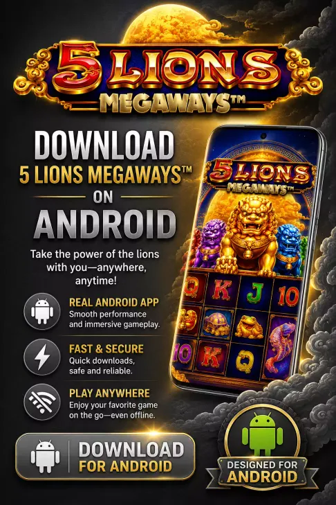 Download 5 Lions Megaways Android EN 2